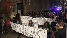 Marcha en Barcelona por las condenas a vendedores ambulantes