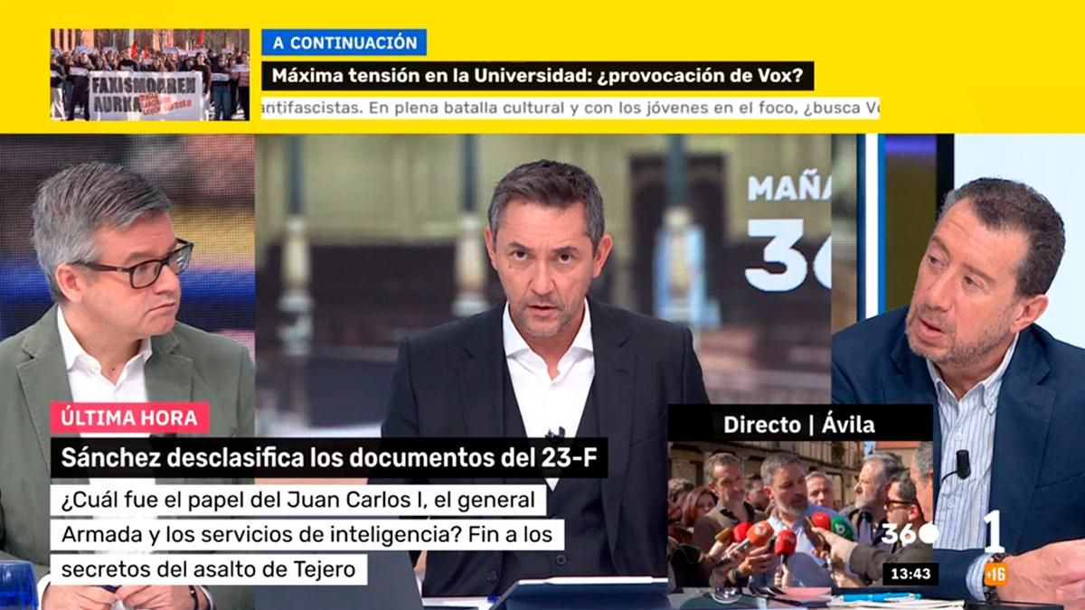 CCOO condena el enfado de Javier Ruiz con el equipo de 'Mañaneros 360' por un fallo técnico en RTVE: "Inaceptable"