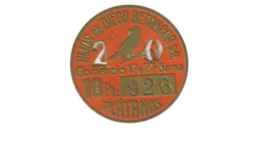 Moneda con la marca 'Hermanos de Diego Betancor SA'