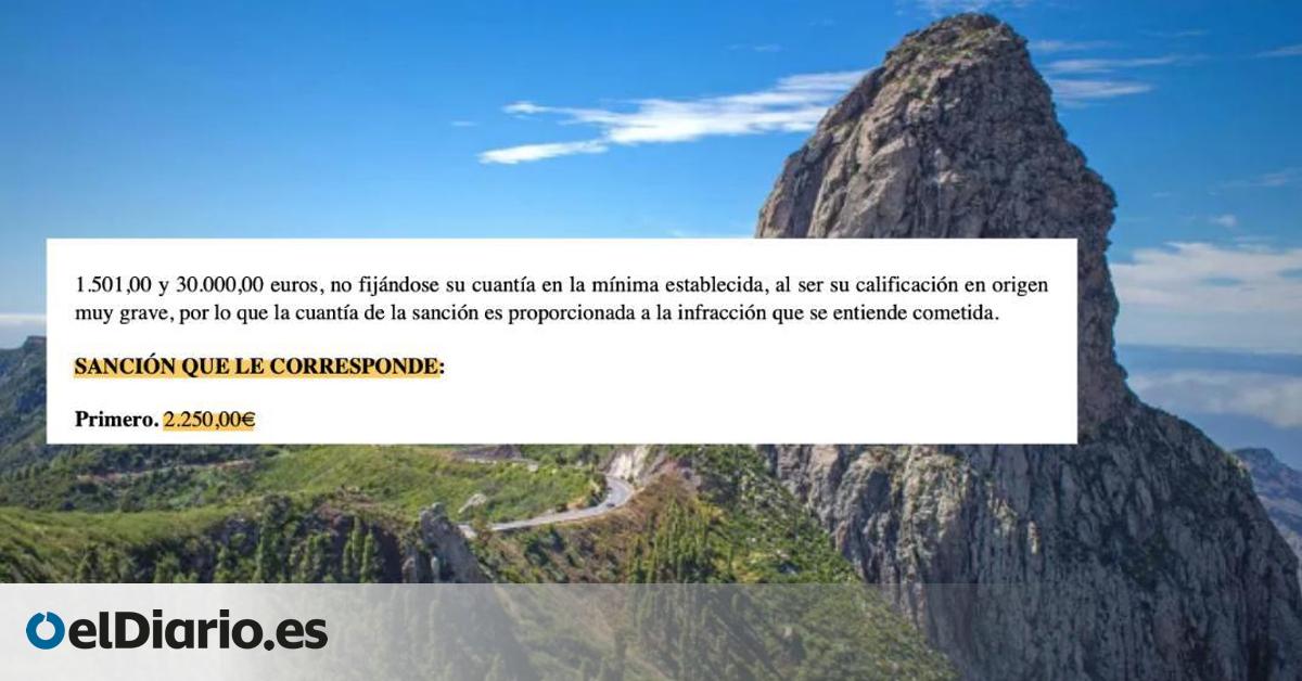 Multa de 2.250 euros por usar su apartamento en La Gomera como segunda residencia y no destinarlo al turismo
