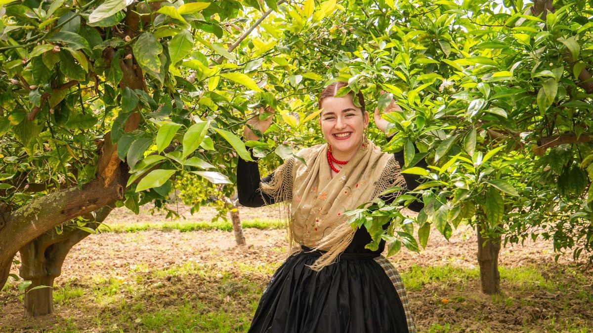 La murciana, este viernes, en un parque de la capital
