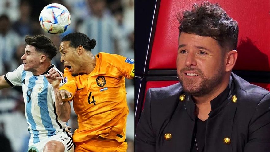 'La Voz' (15.6%) acusa el golpe del Países Bajos-Argentina, que se alargó hasta los penaltis (42.5%)