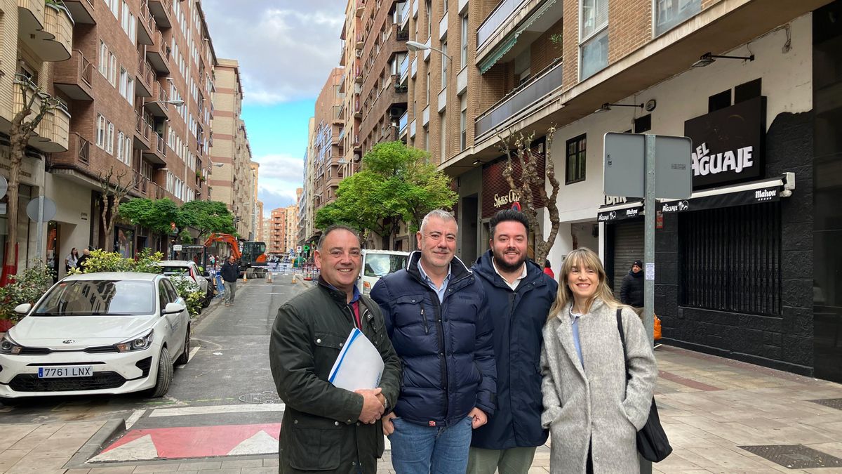 La reurbanización de las calles Vitoria y Lardero, lista para septiembre de 2026: así será el resultado
