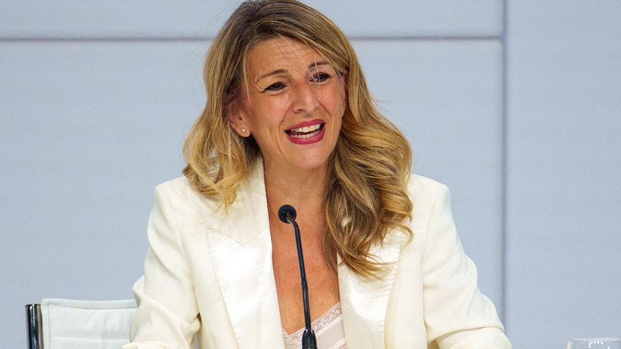 Archivo - La vicepresidenta segunda del Gobierno y ministra de Trabajo y Economía Social, Yolanda Díaz, en Sevilla (Andalucía, España).