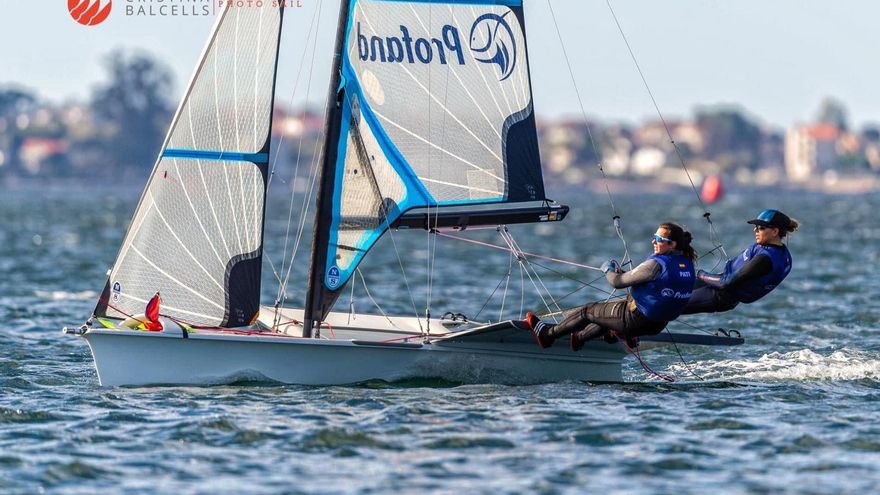 María Cantero, campeona de España de 49er FX