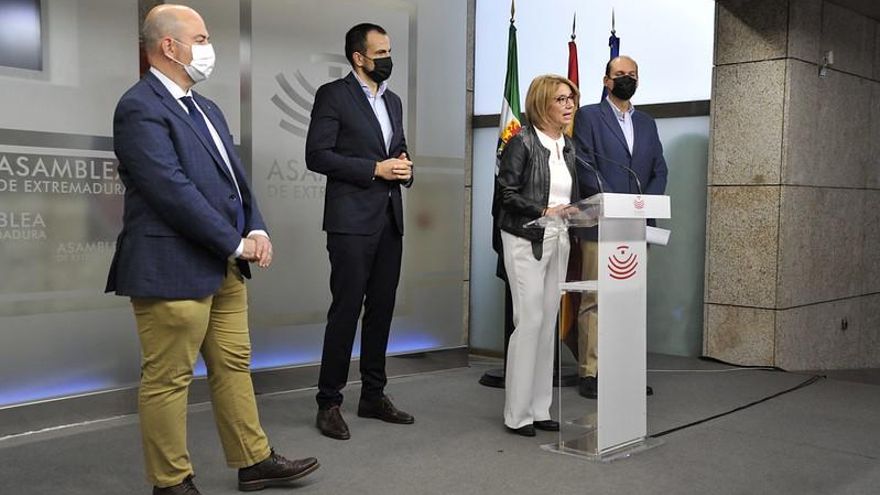 Las derechas en Extremadura se alían contra los Presupuestos de la Junta para 2022