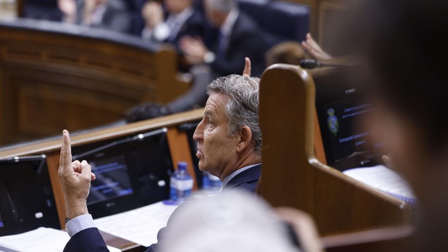 Feijóo arenga al PNV y Junts a apoyarle en una moción de censura contra Pedro Sánchez: "Hagámoslo"