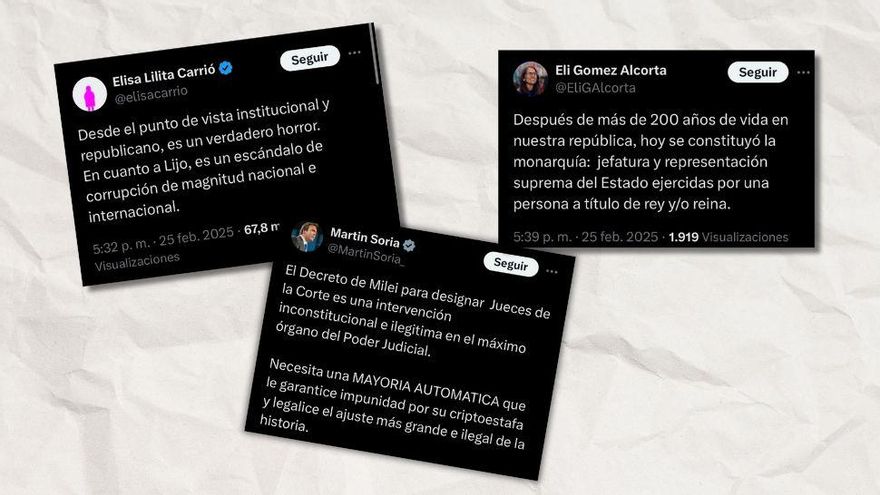 Fuerte rechazo opositor a la designación en comisión de Lijo y García-Mansilla en la Corte Suprema