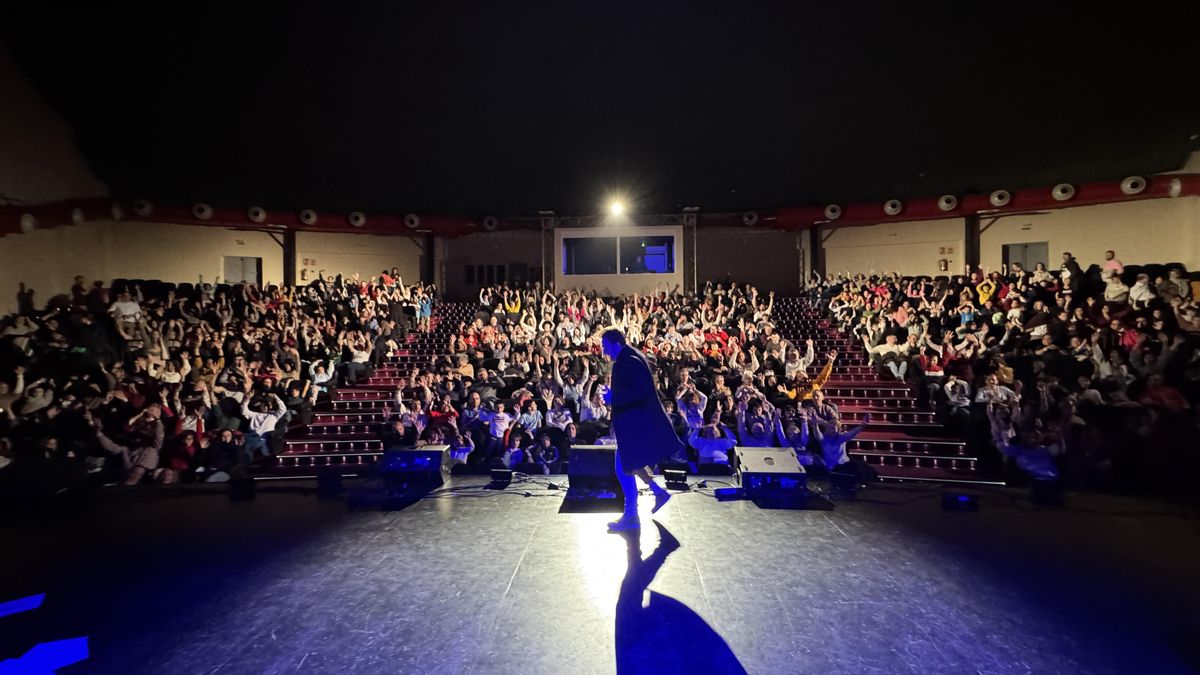 Instante de una representación del circuito cultural 'Territorio'.