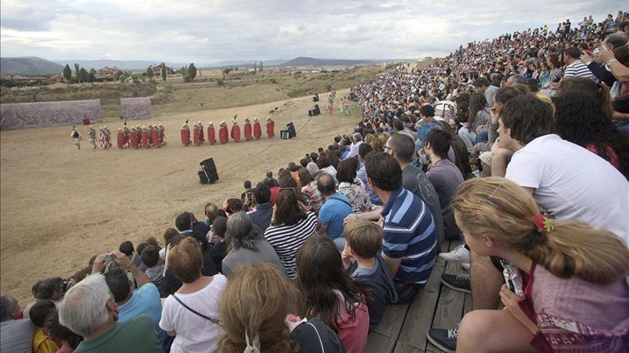 Cuatro mil personas rememoran la llegada a Numancia del general Escipión