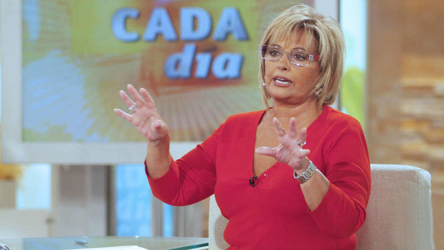 María Teresa Campos, en su etapa en 'Cada día'