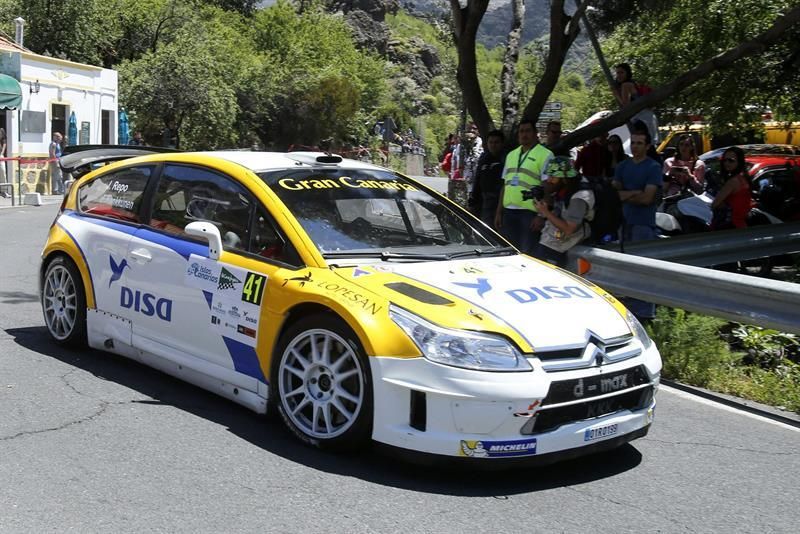 Didier Auriol en el Rally Islas Canarias 2015 (EFE/QUIQUE CURBELO)