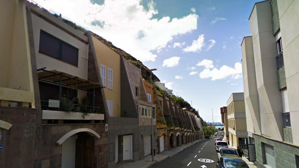 Vista exterior del barrio de María Jiménez en Santa Cruz