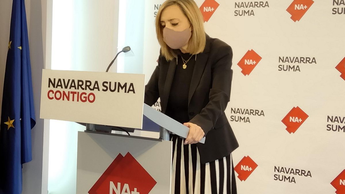 La parlamentaria de Navarra Suma Cristina Ibarrola.