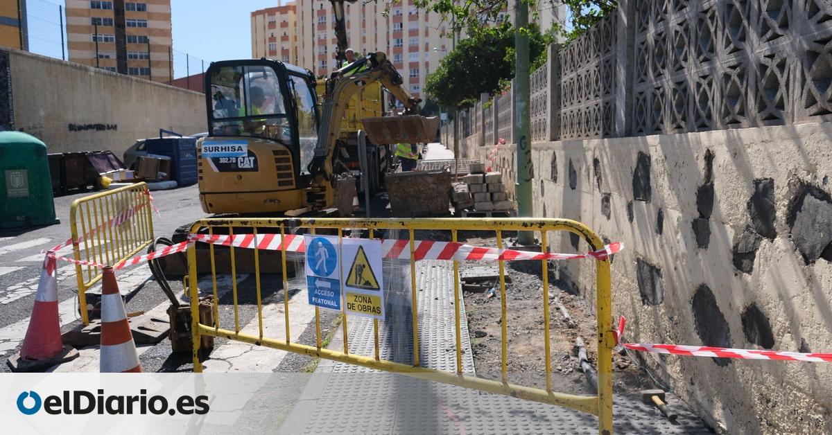 Comienza el asfaltado en la Avenida de Escaleritas