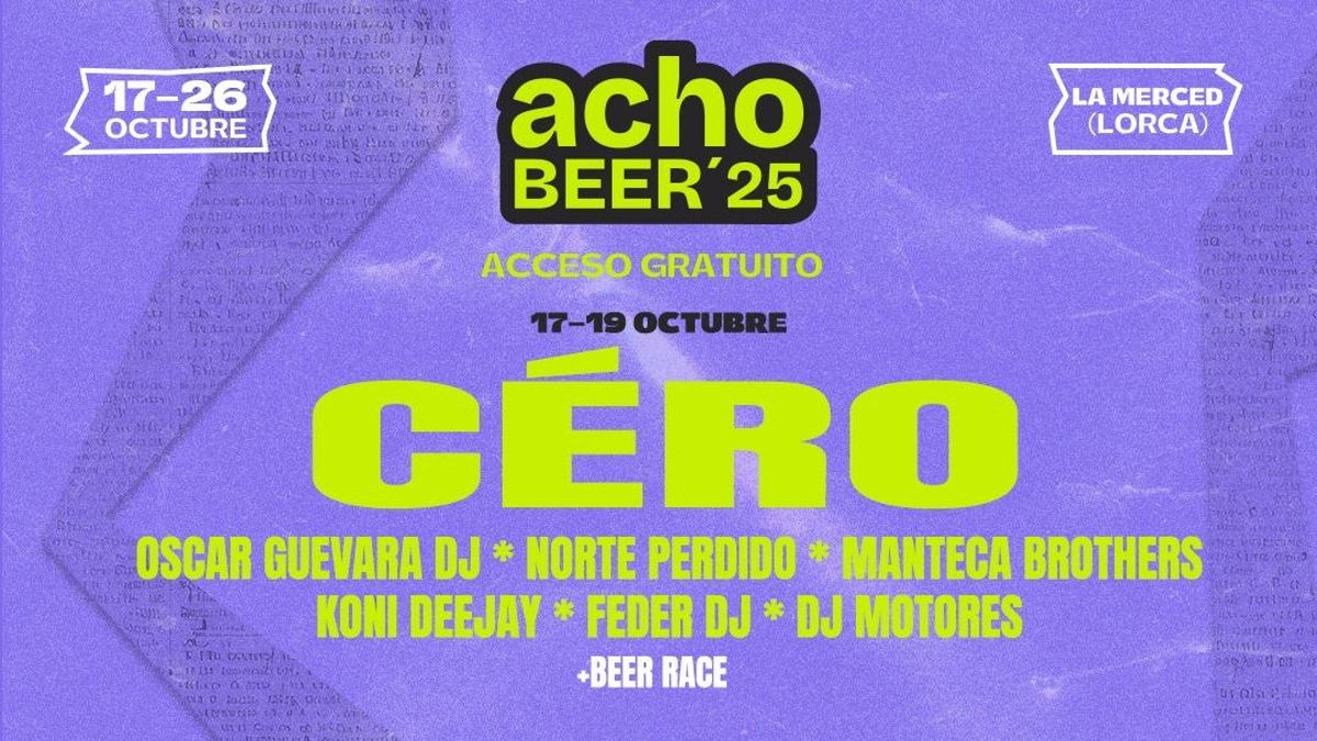 Cartel de 'Achobeer'