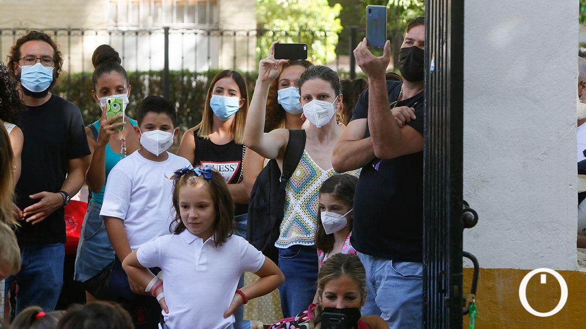 Primer día de colegio en el colegio Cronista Rey Díaz