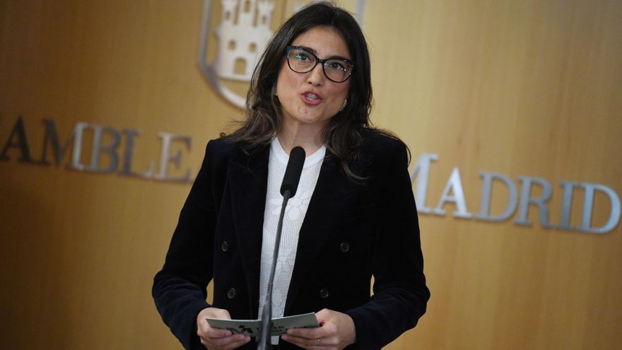 Archivo - La portavoz de Más Madrid en la Asamblea, Manuela Bergerot