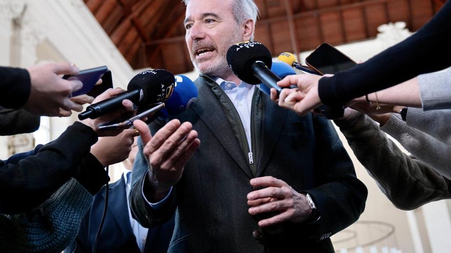 Azcón da por hecho que no habrá "acuerdo global" entre el PP y Vox en Aragón para la constitución de las Cortes