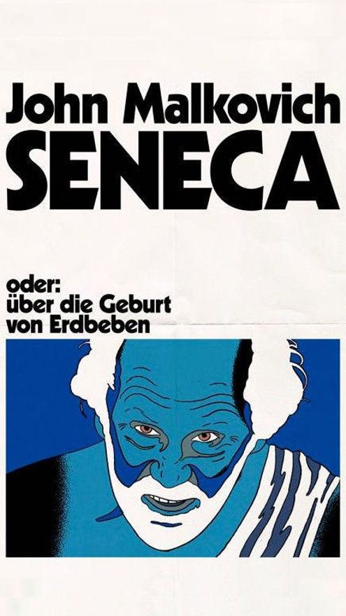 Cartel provisional de 'Seneca – On the Creation of Earthquakes'.