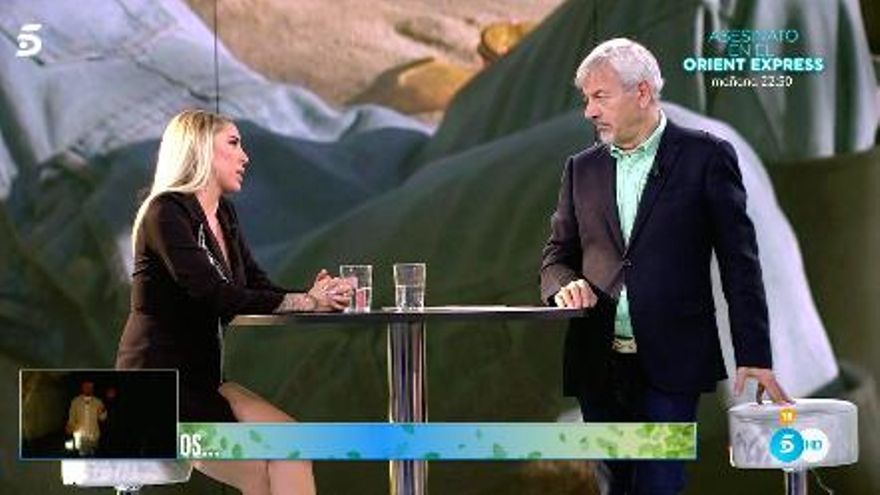 Danna, con Sobera, en 'Pesadilla en El Paraíso'