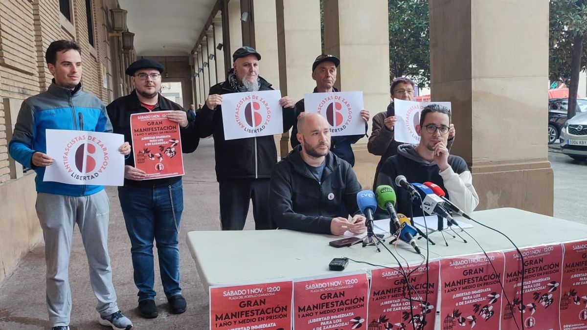 “Seguiremos luchando hasta que salgan”: exigen la libertad de los dos jóvenes de 'Los 6 de Zaragoza' que siguen en prisión