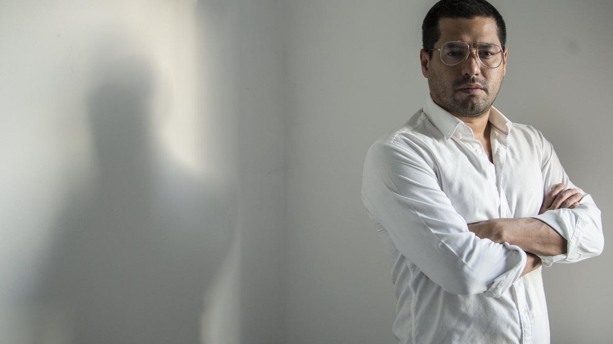 El periodista de ''El Faro', Óscar Martínez.