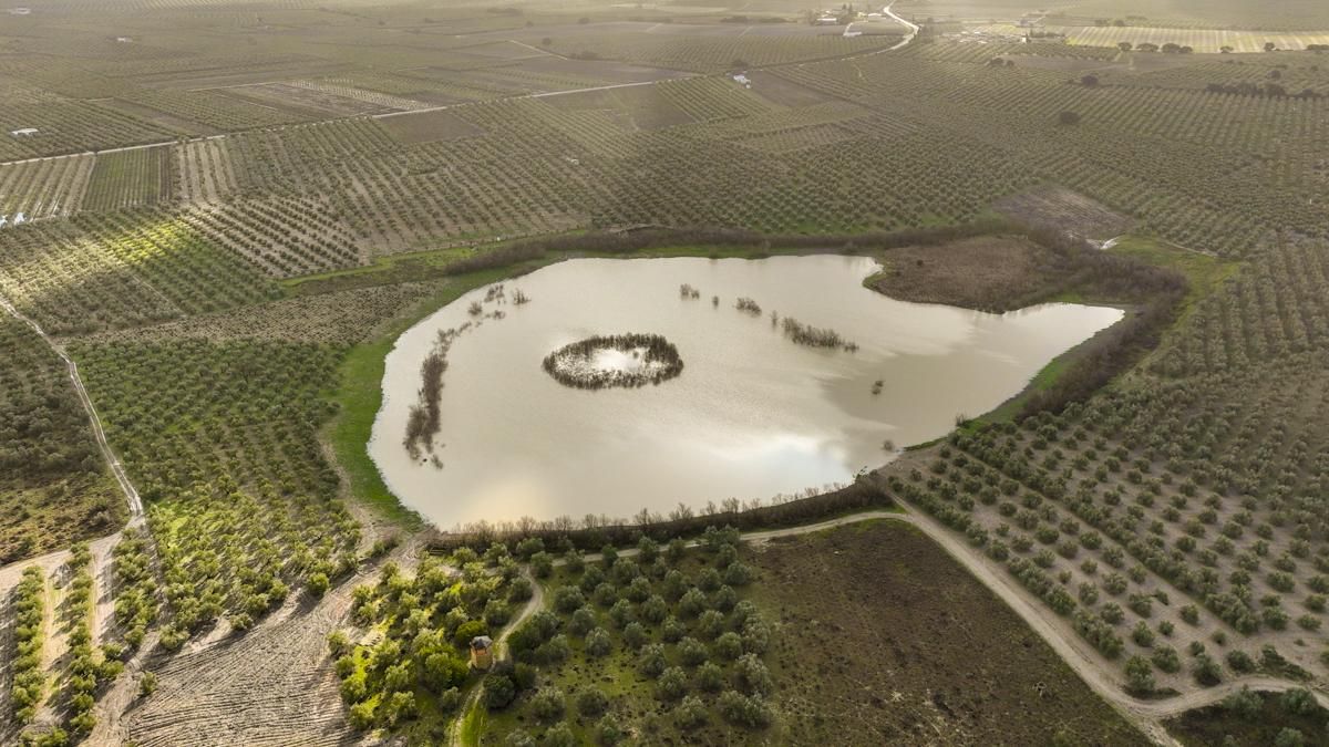 Laguna de Santiago en Aguilar de la Frontera.