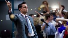 Leonardo DiCaprio en El lobo de Wall Street