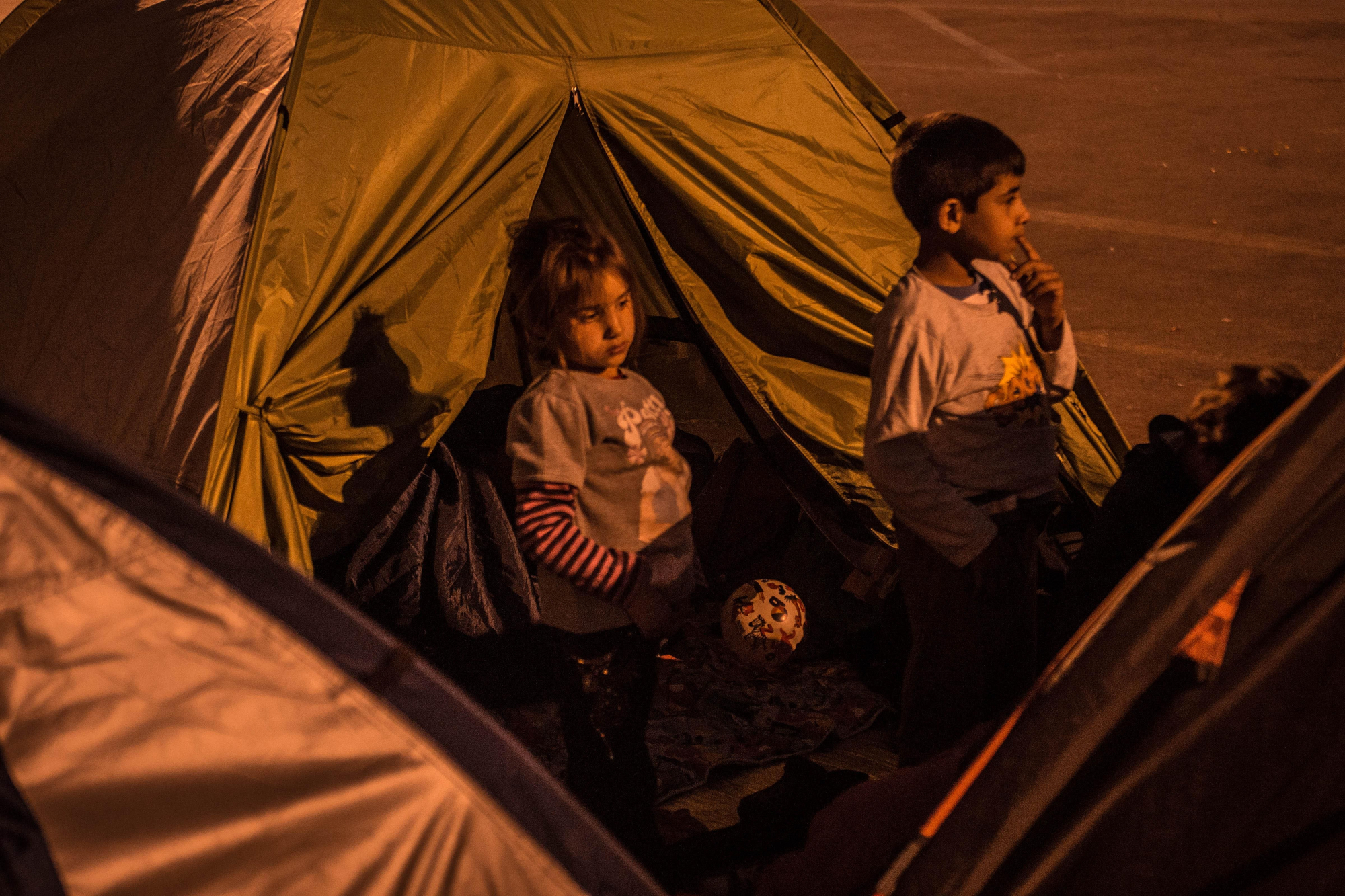 Refugiados en el Puerto del Pireo, Atenas (ANKOR RAMOS)