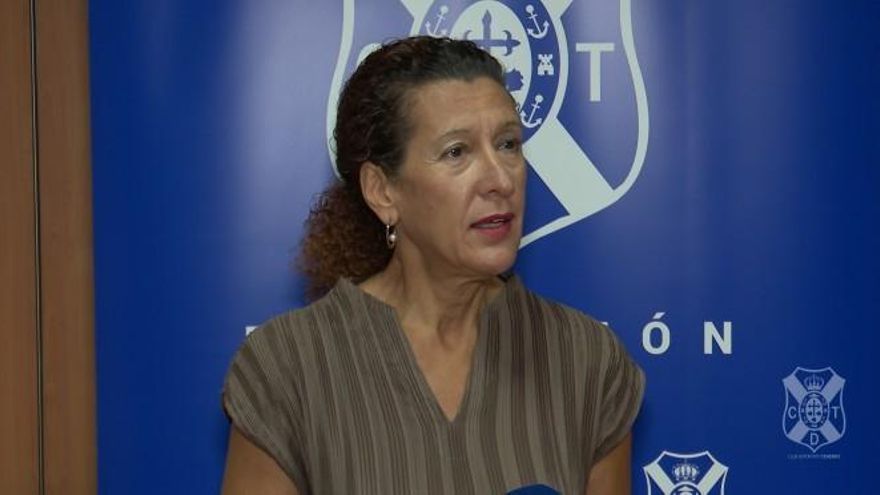 Milagros Luis Brito defiende el proceder de la Fundación Canaria del CD Tenerife
