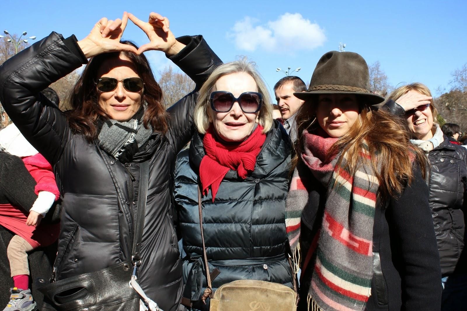 Más de 80 mujeres dedicadas al cine salieron a la calle aquel 1 de febrero para filmar lo que en Madrid iba a suceder