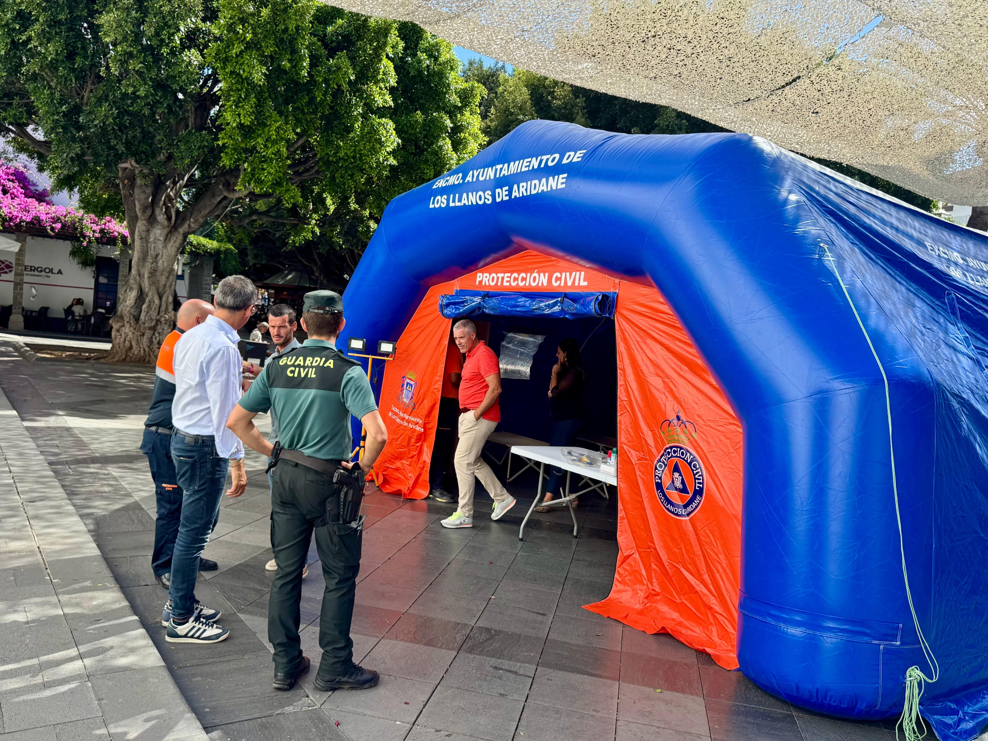 Los Llanos de Aridane amplía su infraestructura de emergencias con un hospital de campaña.
