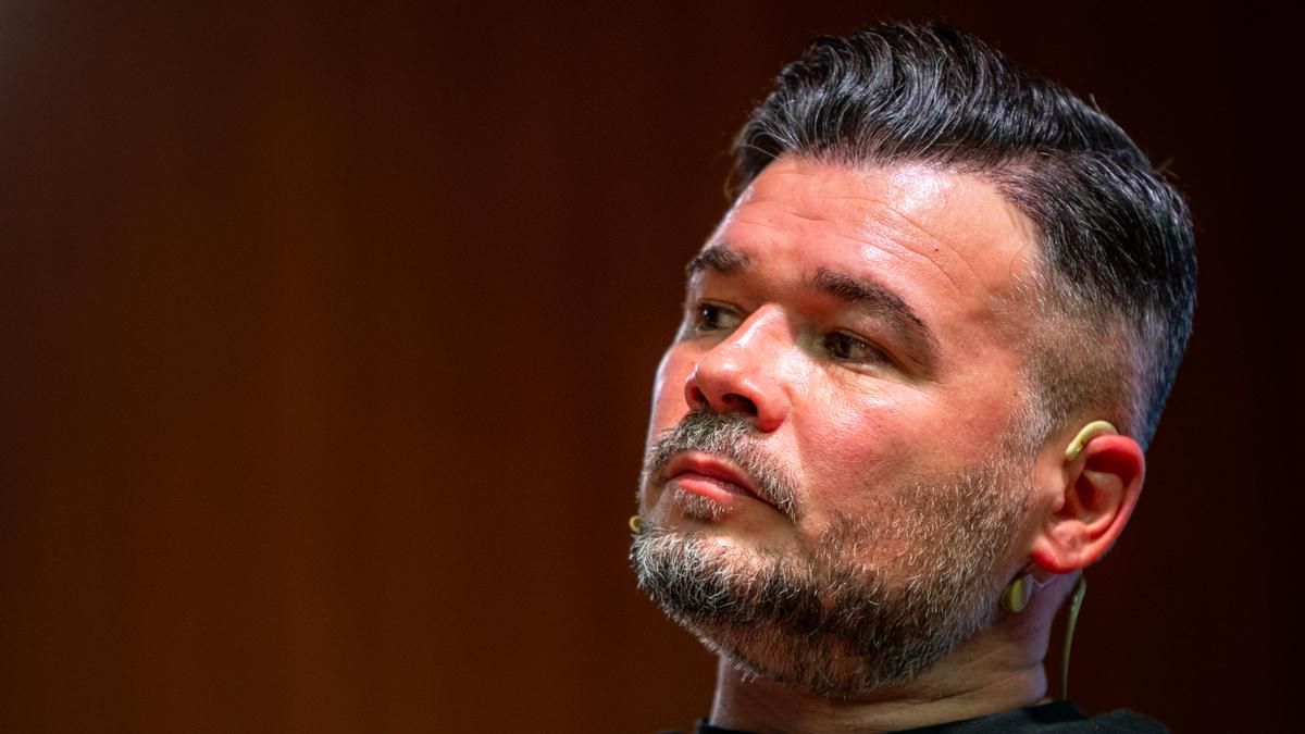 El portavoz de ERC en el Congreso de los Diputados, Gabriel Rufián.