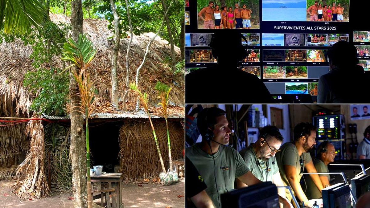 La Palapa y el control de realización de 'Supervivientes'
