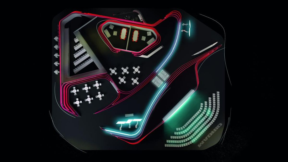 Diseño del estand de la Comunidad de Madrid en Fitur