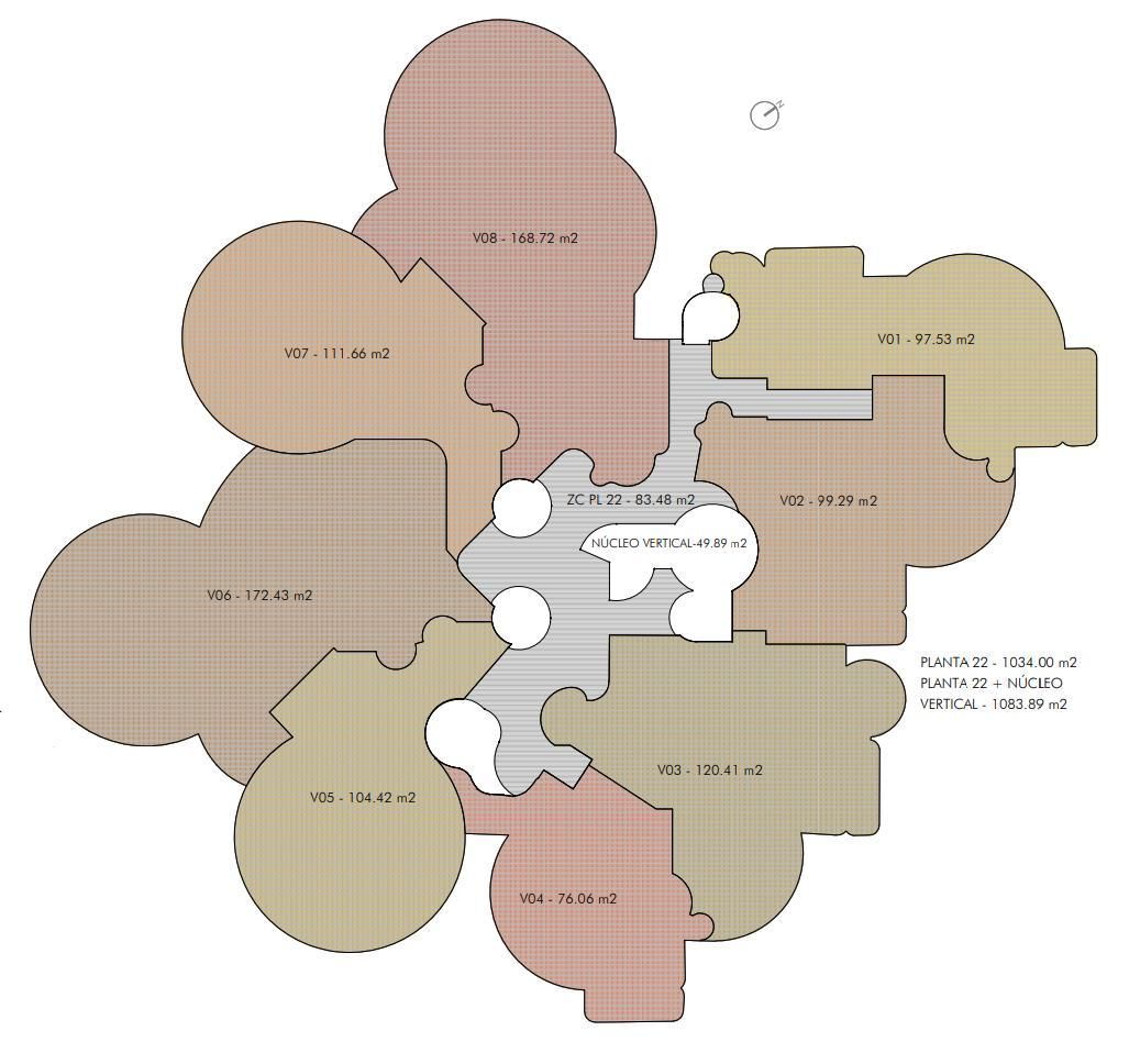 Distribución de las nuevas viviendas en Torres Blancas