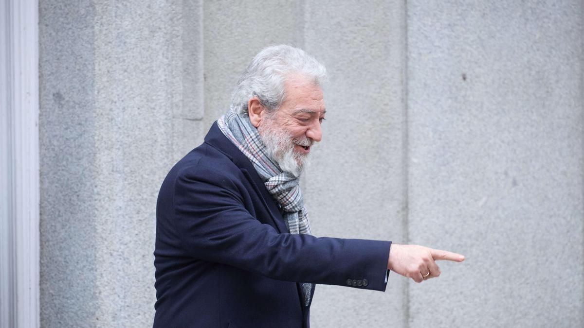 Miguel Ángel Rodríguez, a su salida del Supremo en el juicio al exfiscal general del Estado.