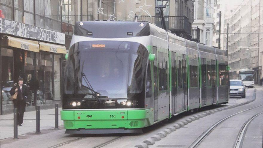 Tranvía en Vitoria en 2008