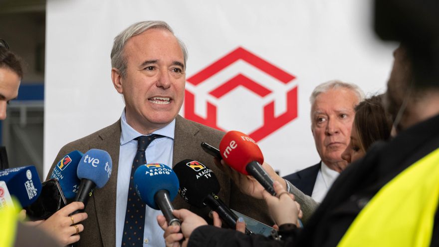 Azcón sostiene que el Gobierno de España no tiene "ánimo de negociar" y acusa a Sánchez de "resucitar a Franco cuando hay elecciones"