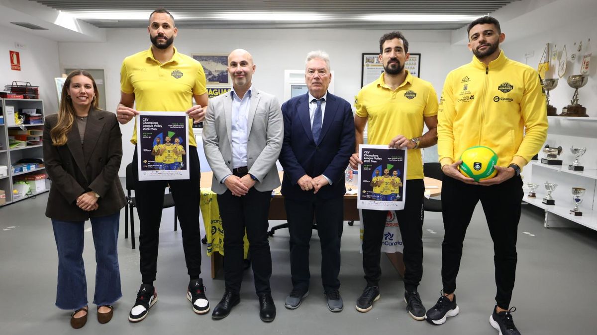 HiperDino apoya al Club Voleibol Guaguas ante su partido decisivo de la Champions League