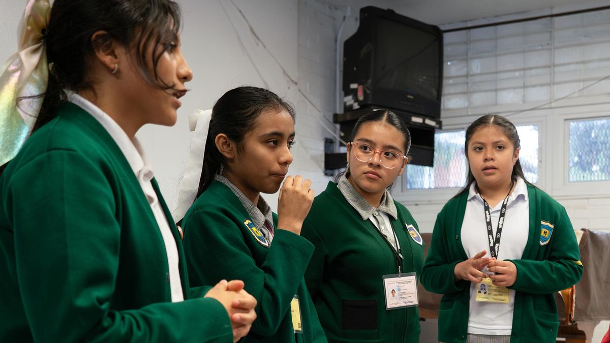 Alianza entre la Fundación Abertis y UNICEF | Alumnas de los colegios visitados en México