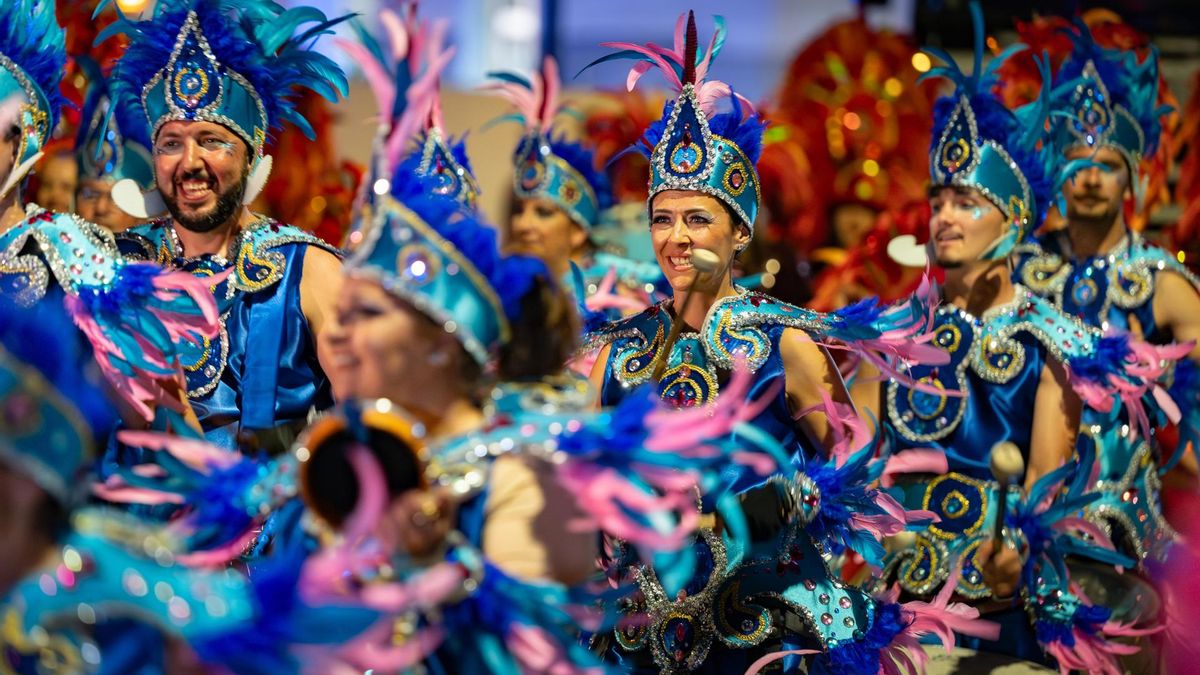 Sábado de Piñata en el Carnaval de Santa Cruz de Tenerife.