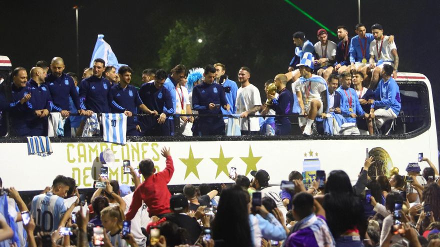 Cómo será el recorrido de la caravana de la Selección con la Copa del Mundo