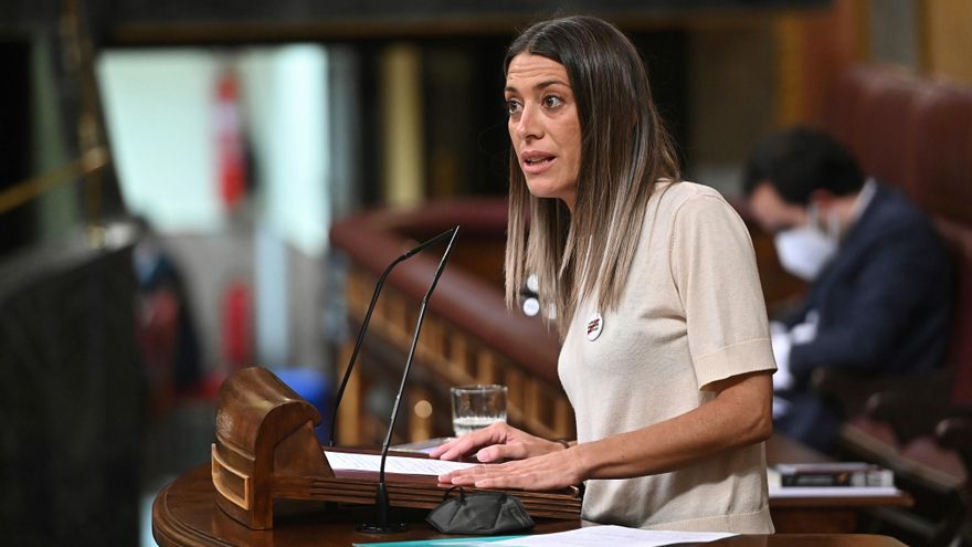 La portavoz de JxCAT en el Congreso, Miriam Nogueras. EFE/ Fernando Villar/Archivo