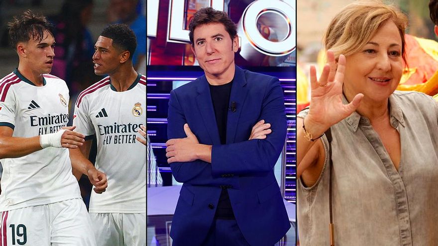 DAZN lidera con el debut liguero del Real Madrid (10.8%) y rompe junto a 'Atrapa un millón' la racha de Carmen Machi
