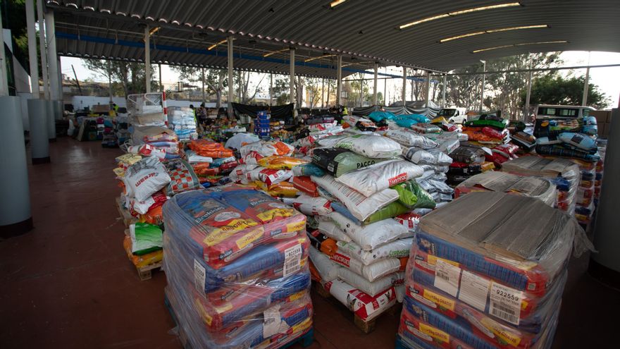 Donaciones recogidas en el Instituto Eusebio Barreto de Los Llanos de Aridane