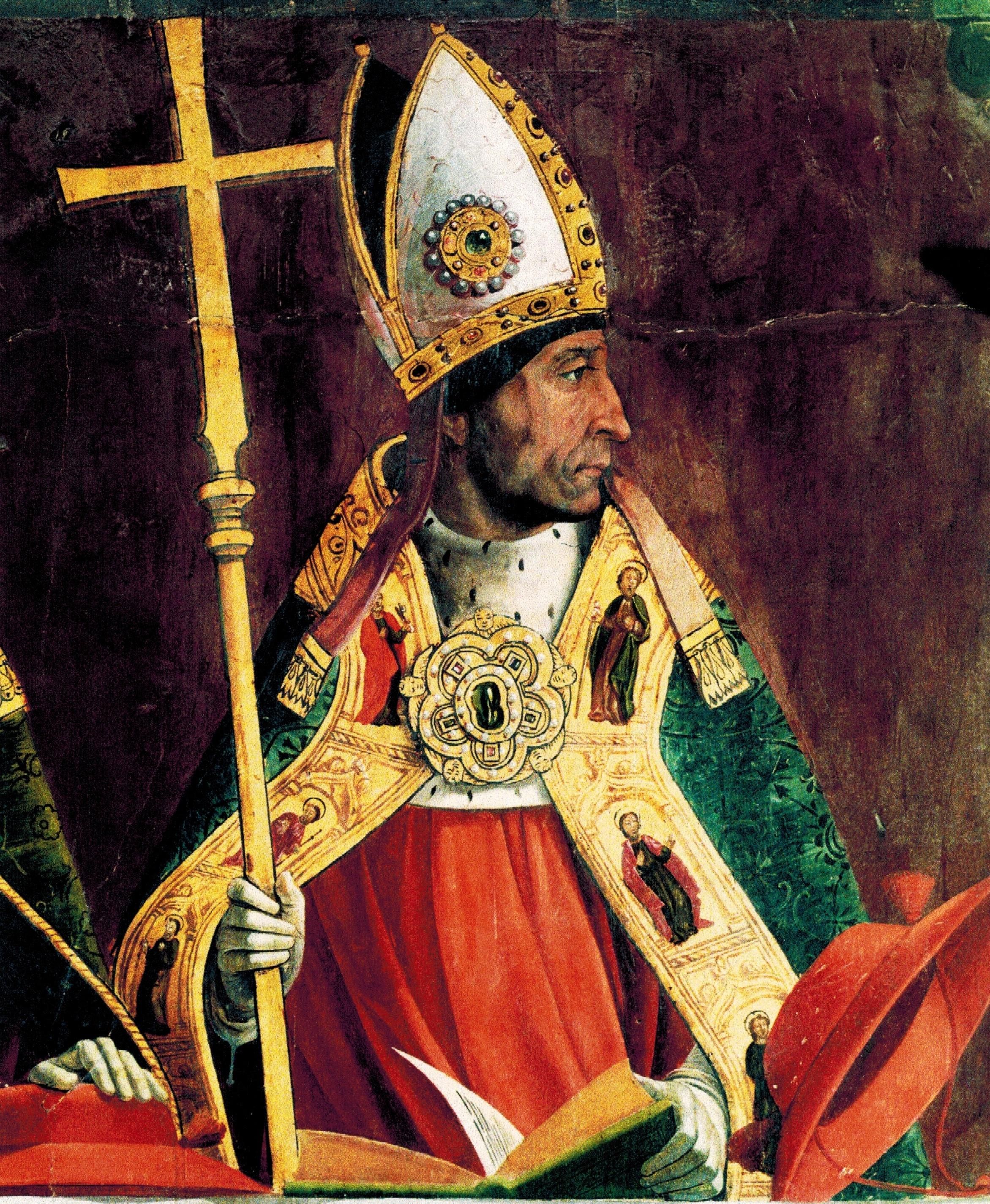 Francisco Jiménez de Cisneros (1436-1517), más conocido como el 'cardenal Cisneros' en un retrato elaborado por Juan de Borgoña.