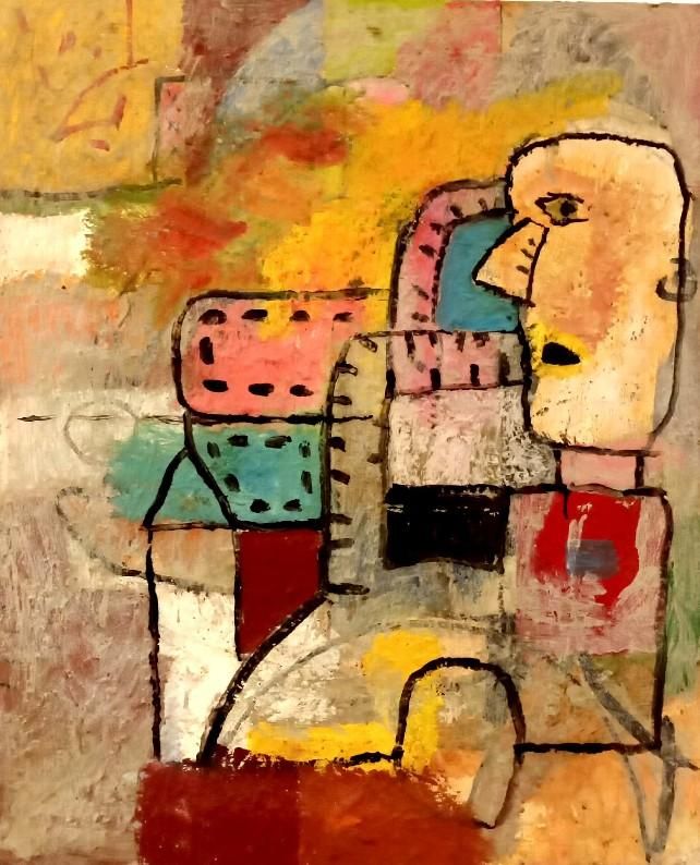 Otra de las obras de la exposición 'Secuencias' de Miguel Ángel Febrero. / Foto de Luis Álvarez Pérez