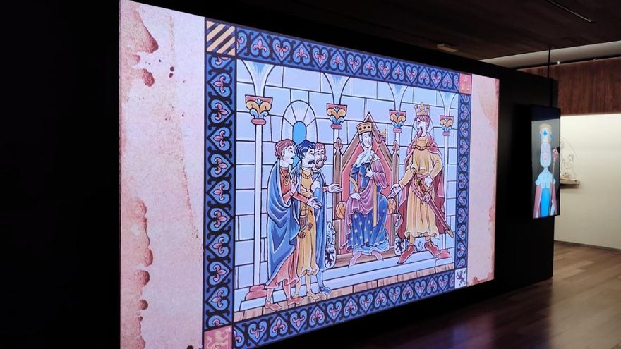 Un espectacular audiovisual homenajea a la reina Urraca de León en la exposición del Museo de San Isidoro, donde está enterrada